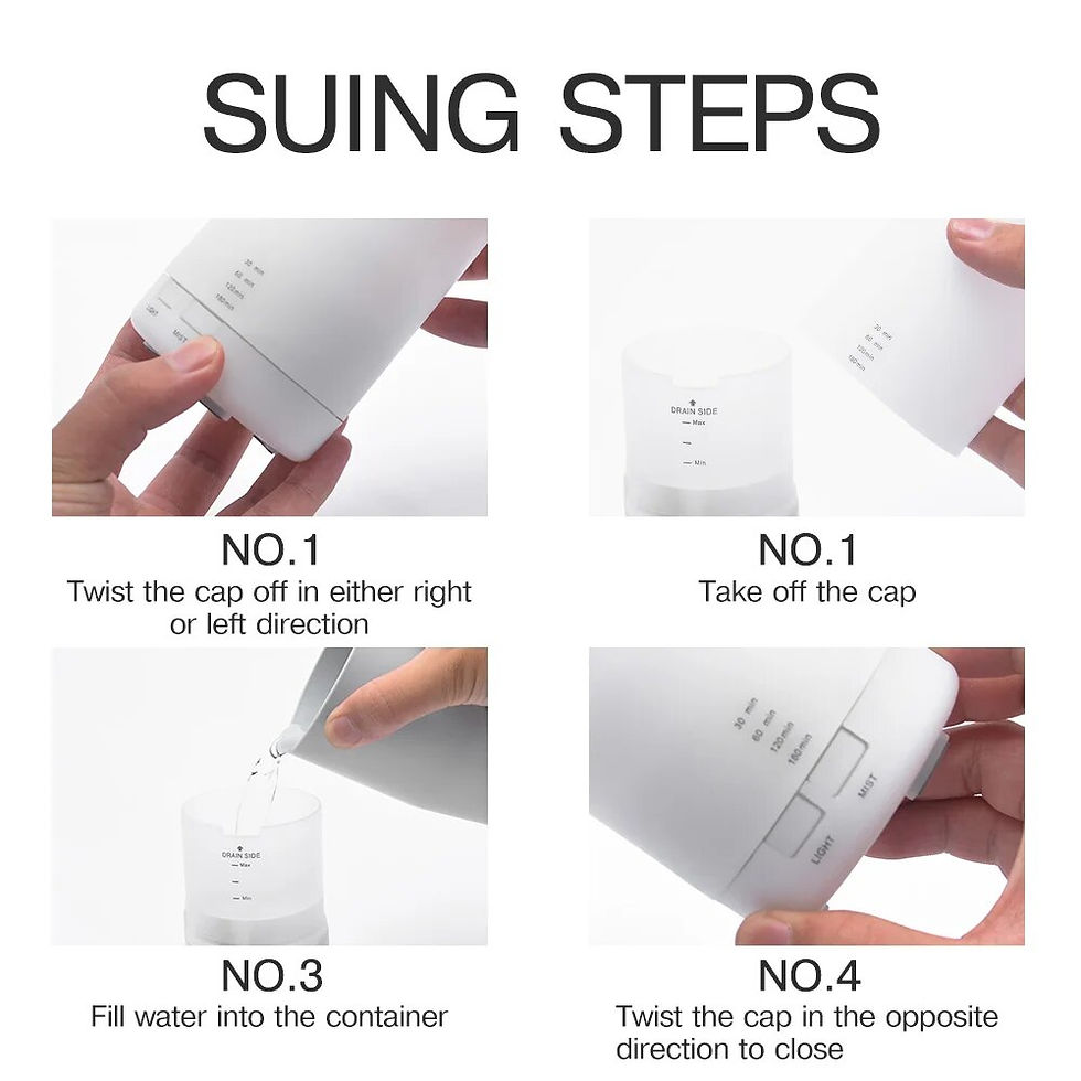 Thumbnail: USB Humidifier Aroma Diffuser Essential Oil Air Purifier Lamp Aromatherapy Elec