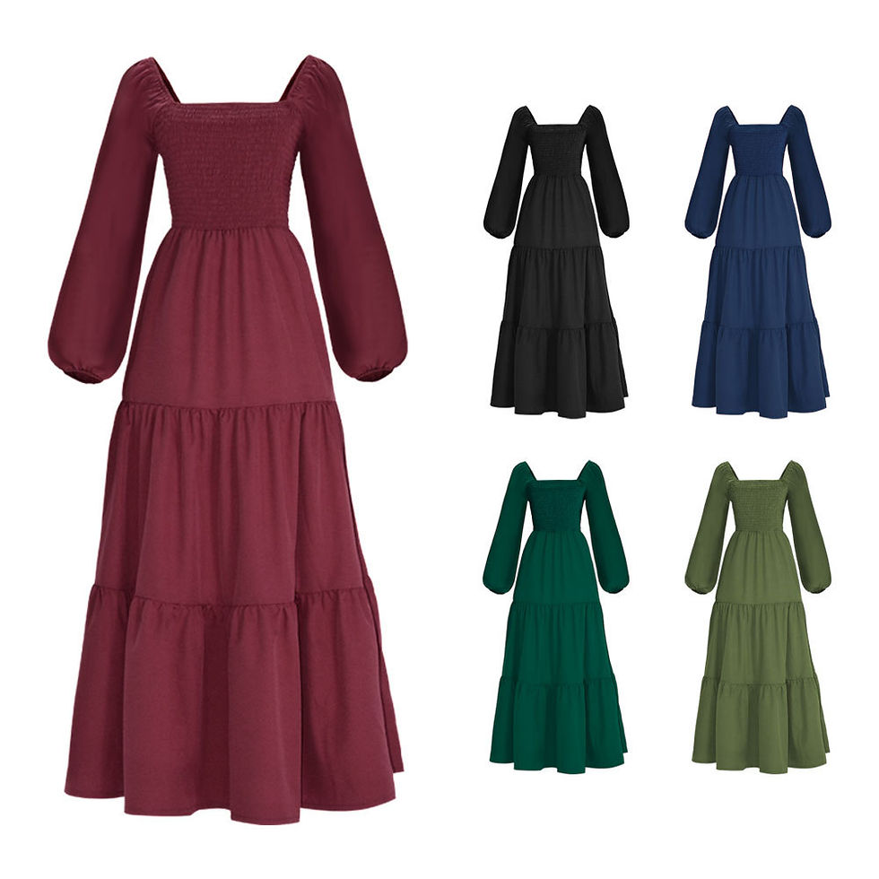 Thumbnail: Medieval Retro Idyllic Dress Women