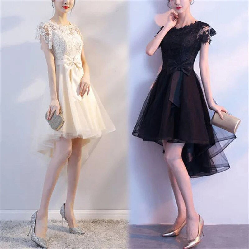 Thumbnail: Bridesmaid Robe Sweet Memory 2022 Champagne White Red Black Prom Dresses With B