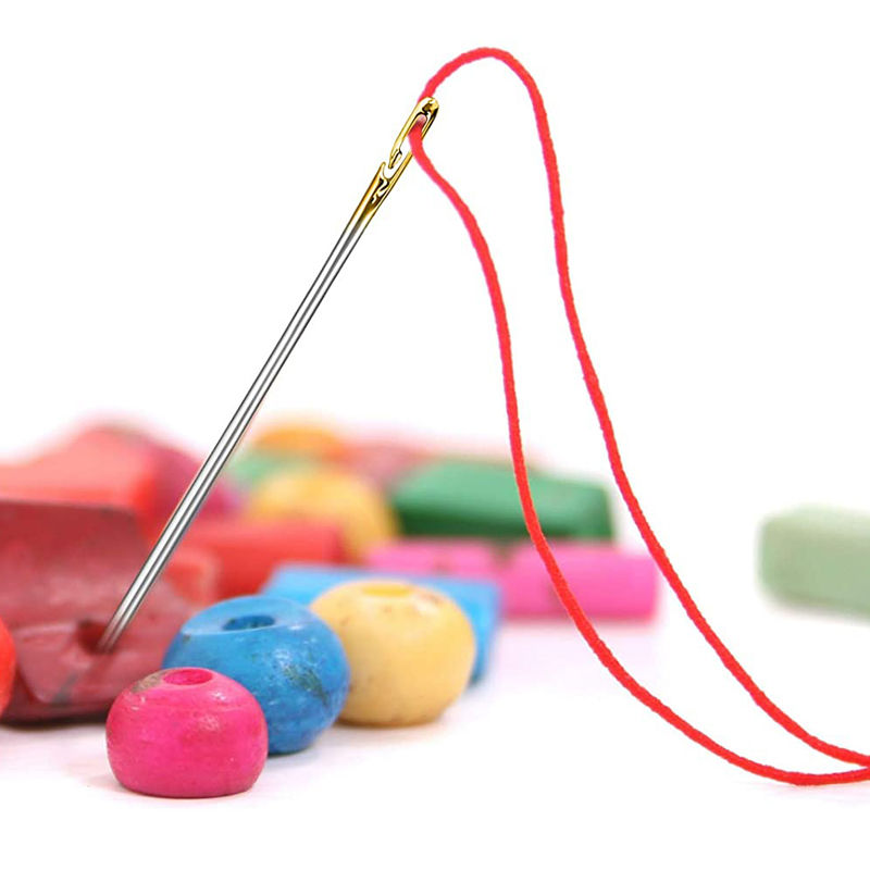 Miniatura: 24Pcs/set Self Threading Sewing Needles Hand Sewing Embroidery Needles For DIY