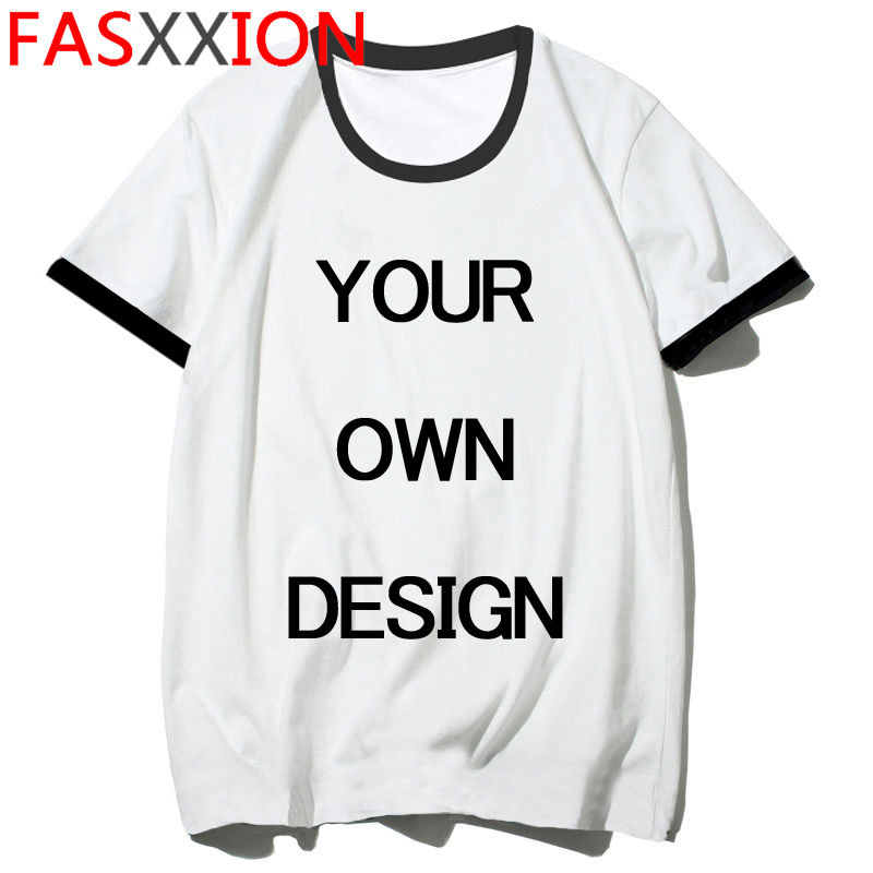 Thumbnail: Customized Your Own Design Unisex T Shirt Men Women Custom Your Print Photo Log