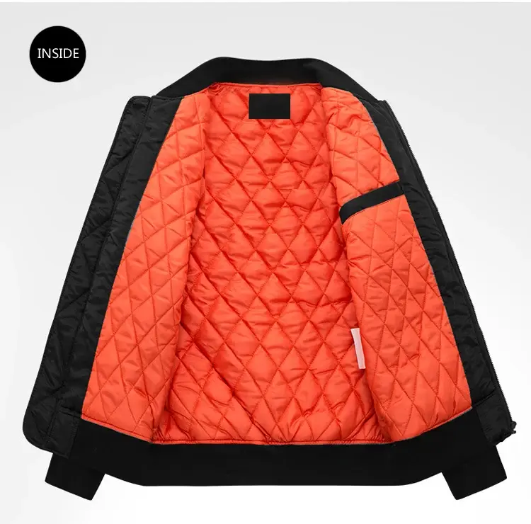 Thumbnail: New pilot Air men bomber jacket Mens Retro WorkJackets Men Casual Solid Zipper 