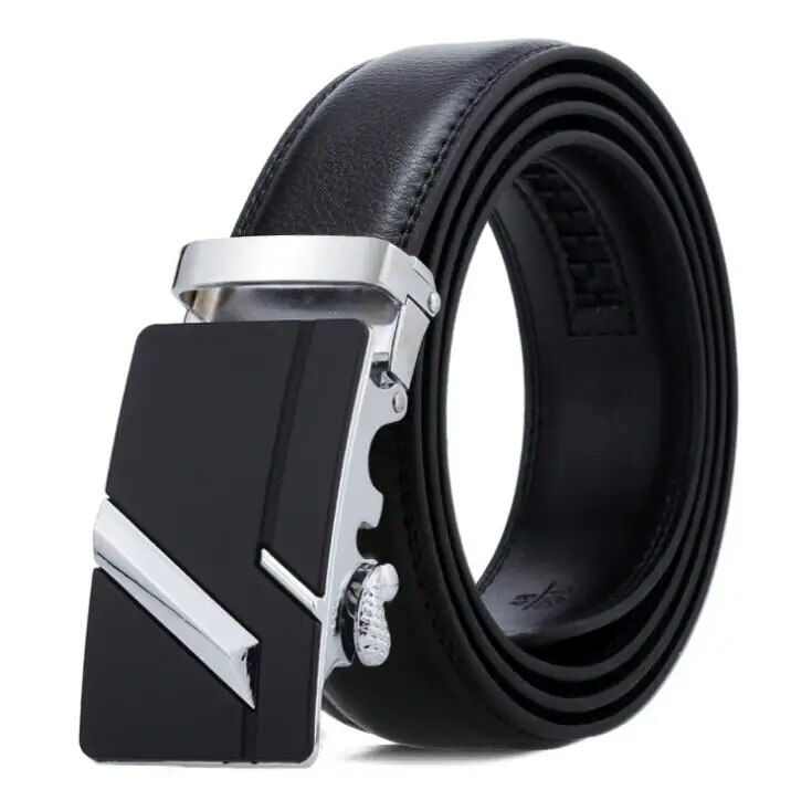 Miniatura: New Famous Brand Belt New Male Designer Automatic Buckle Leather Men Belt 3.5cm