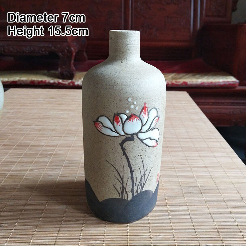 Miniaturebillede: Chinese Style Ceramic Vase, Landscape Flower Boutique Home Living Room, Bedroom