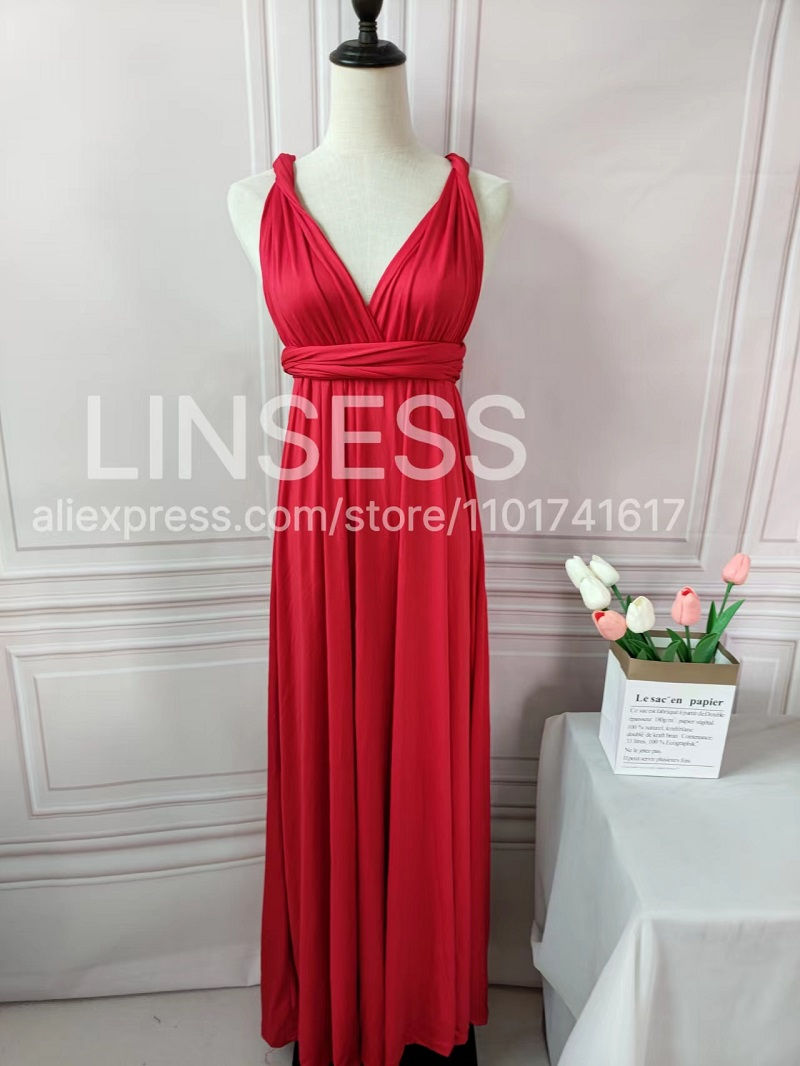 Thumbnail: CAPPUCCINO Multi-Way LONG Maxi Infinity Dress Convertible Formal Wedding Cockta