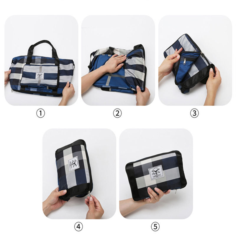 Miniatiūra: Foldable Travel Duffel Bag Fitness Gym Waterproof Dry And Wet Separation Bag Sp