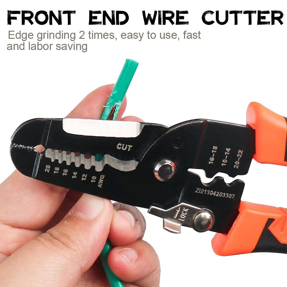 Thumbnail: 10 in 1 Wire Pliers Stripper Multifunctional Electrician Peeling Household Netw