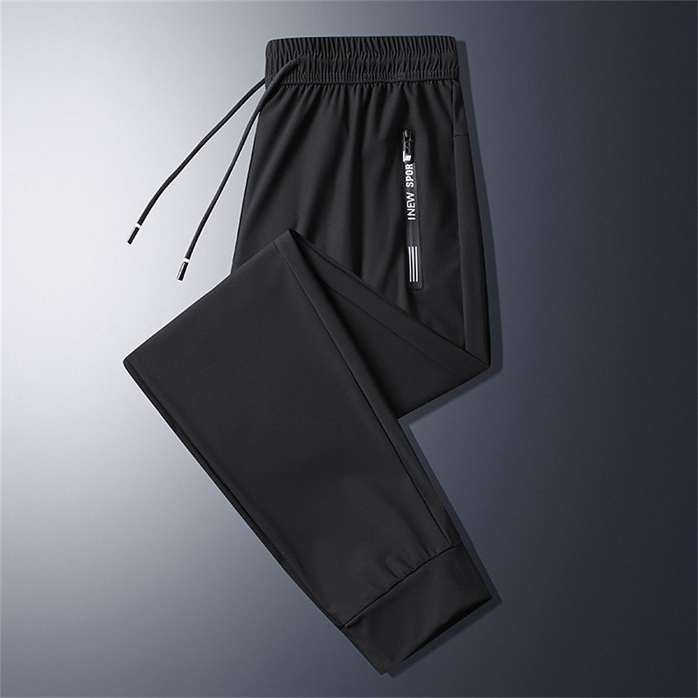 Thumbnail: Casual Pants Men Fitness Sportswear Tracksuit Bottoms Skinny Sweatpants Cotton