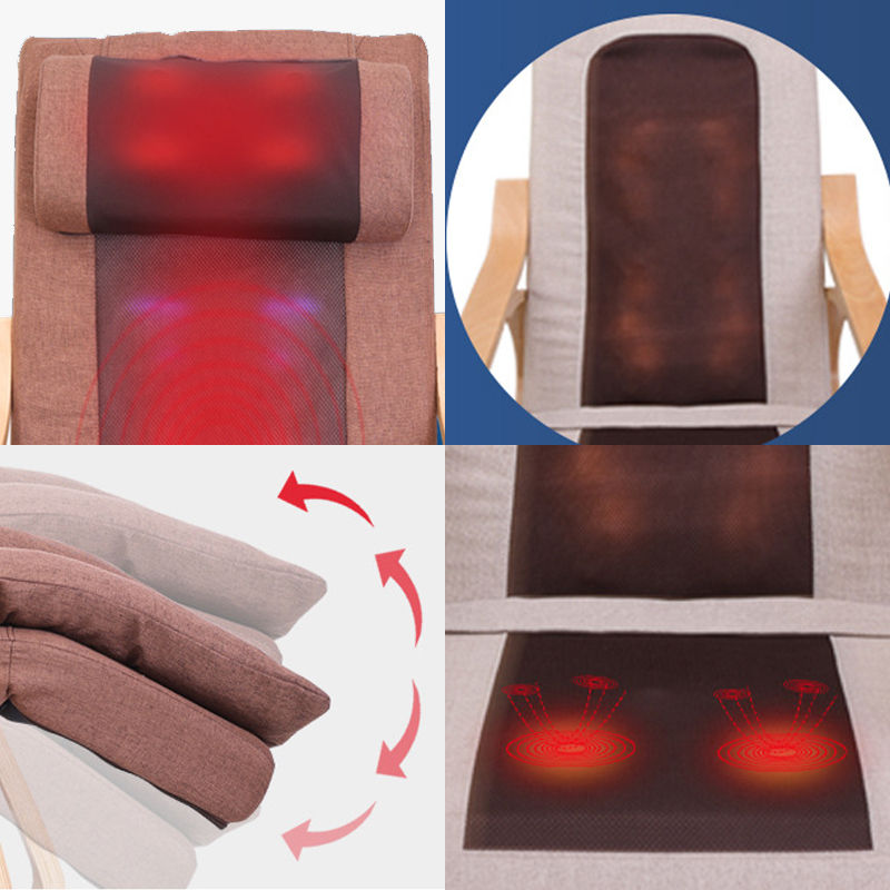 Thumbnail: Electric Massage Rocking Chair, Back Lumbar Cervical Kneading,Heating Vibration
