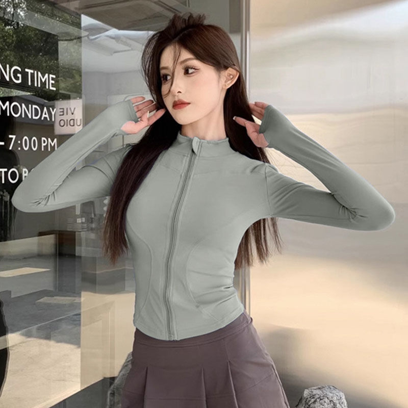 Thumbnail: Xpqbb Summer Sun Protection Jacket Women Ice Silk Breathable Solid Color Sunscr