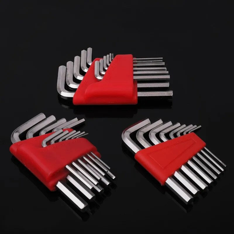 Miniatura: 5/8/11 Pcs Metric Allen Wrench Set Inch Wrench L Wrench Keys Size Allen Key Sho