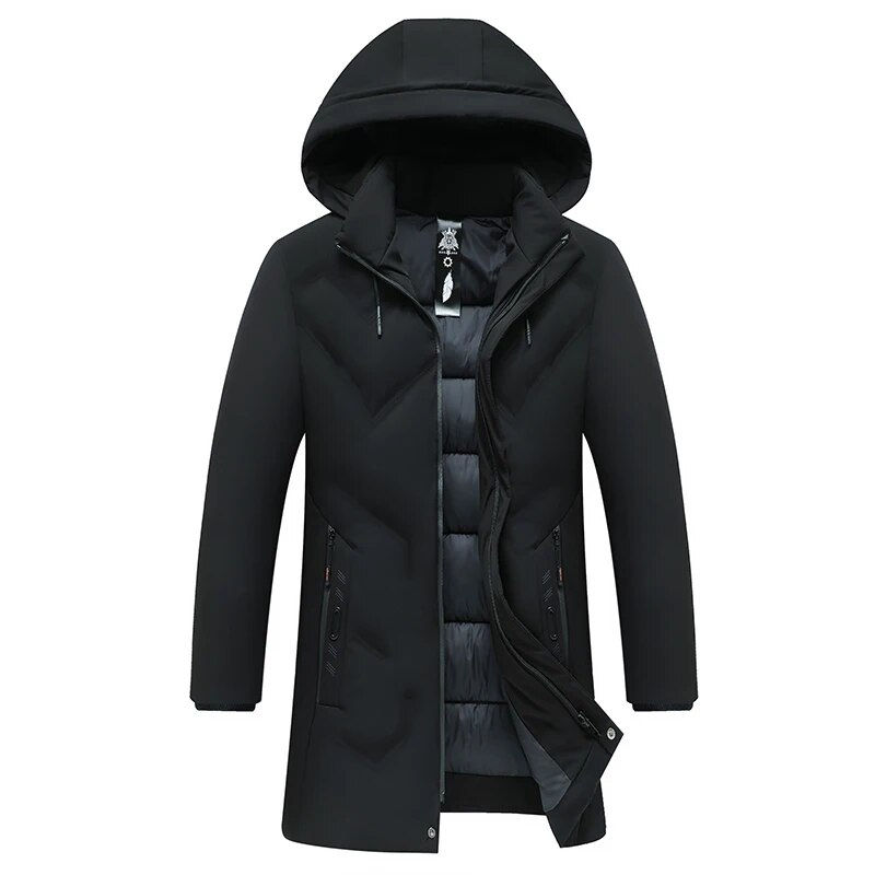 Thumbnail: Men Autumn Outwear Outfits Classic Waterproof Casual Parka Men Jackets Winter N