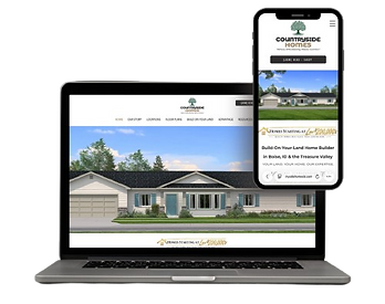 Countryside Homes Website Designed by Divine Flow Digital