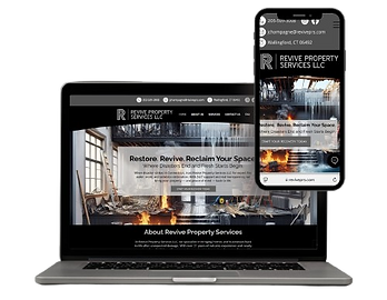 Revive Property Services LLC Website Designed by Divine Flow Digital, LLC