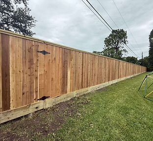 Wood Fencing Installation by Unbreakable Fence & Iron LLC in Houston TX