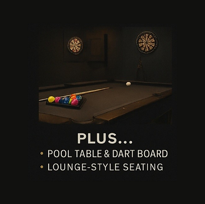 Pool Table, Darts, Lounge Style Seating at Driven Interactive Sports Lounge Forsyth, GA