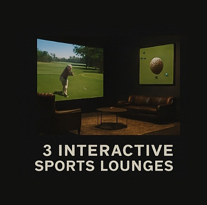 3 Interactive Sports Lounges at Driven Interactive Sports Lounge Forsyth, GA