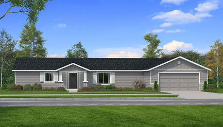 Countryside Homes Floor Plan 1590 Elevation