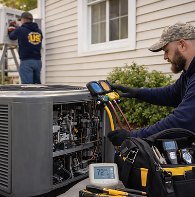Air Conditioning Services by Universal Services Plumbing Heating Cooling Reading, PA