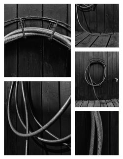 Stillleben Gartenschlauch