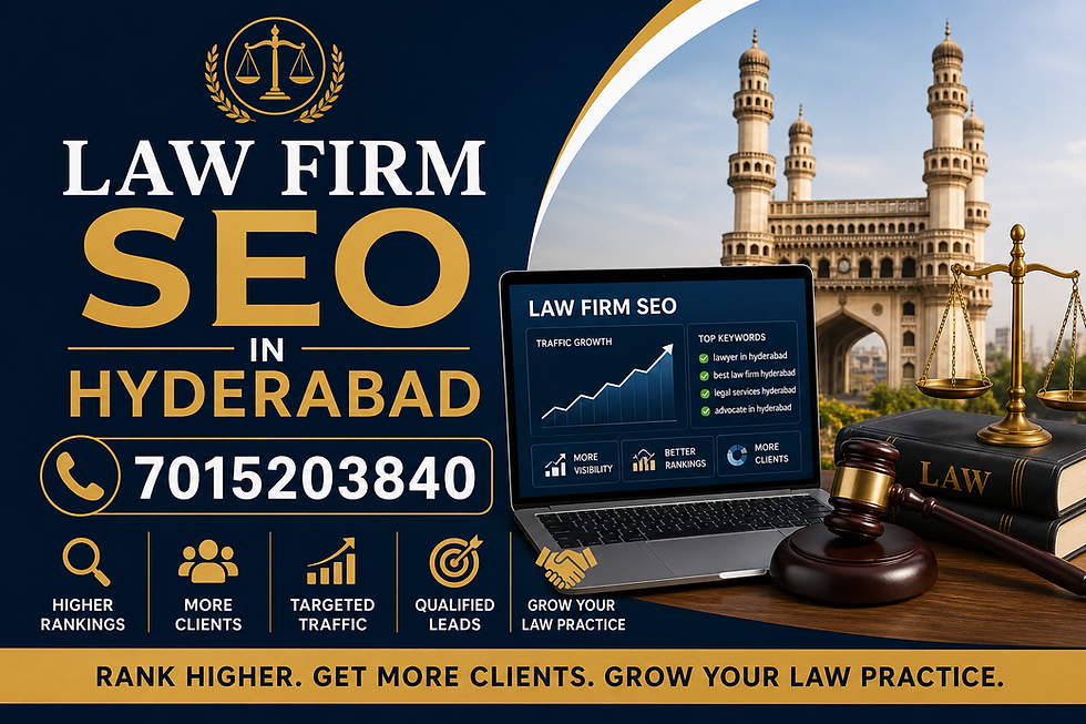 Complete Guide to Law Firm SEO in Hyderabad, Telangana