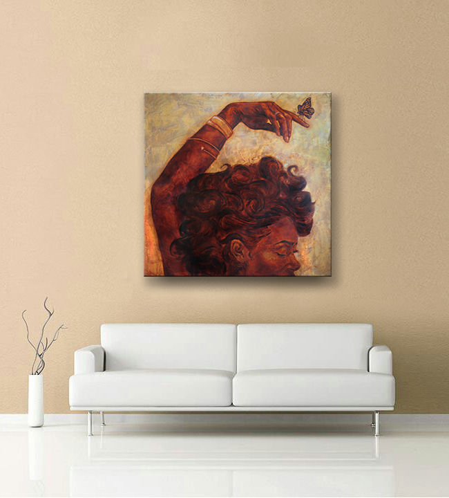 Monarch 30" x 30" Canvas Print Reproduction