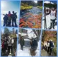 Collage of students enjoying fall and winter weather in Central Oregon