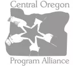 central oregon program alliance logo in greyscale