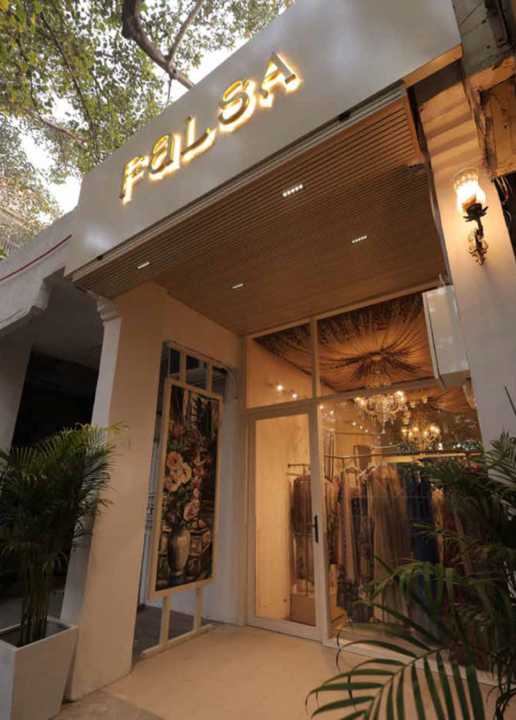 Falsa flagship store interior designed by Acroterion Labs in Shahpur Jat New Delhi