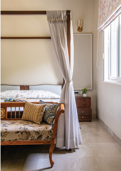 Premium upholstery fabrics and soft furnishings creating a warm and sophisticated interior experience.