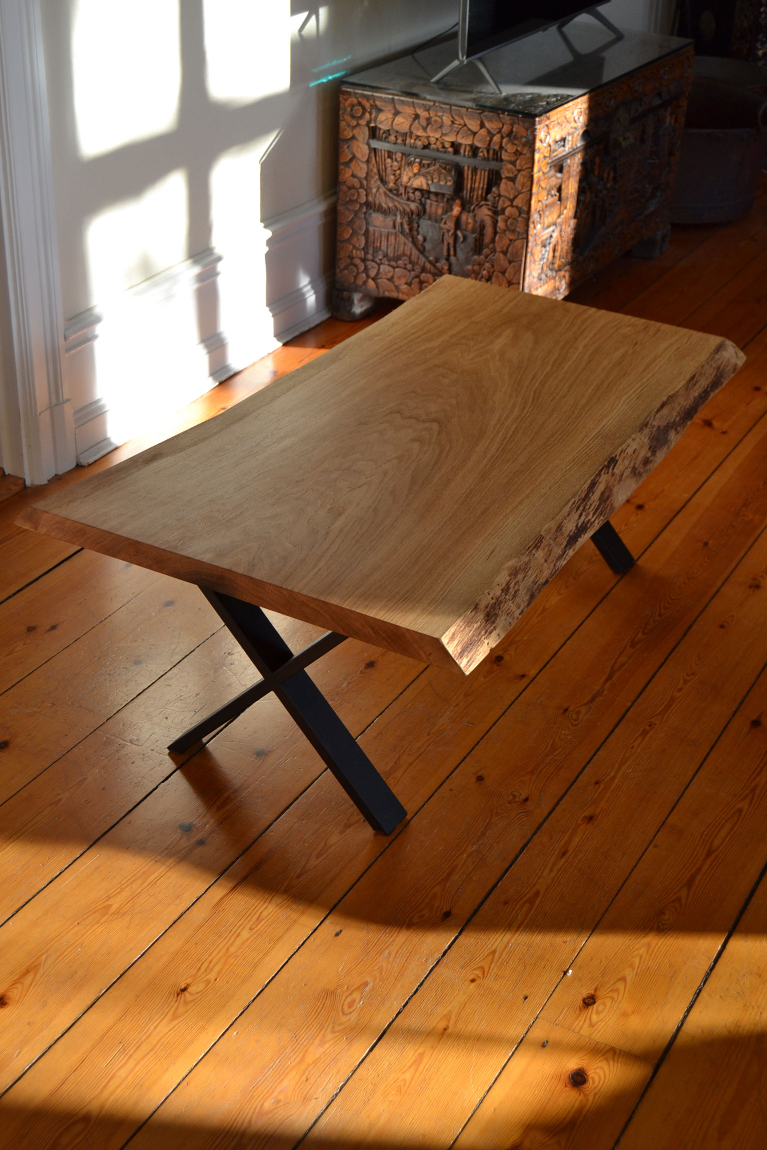 Soffbord Ek 120x70 cm