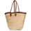 Thumbnail: Straw bag "with leather"