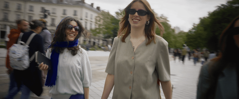 Promotion publicitaire de la marque de vêtement "Saveurs De Fleurs" à Tours