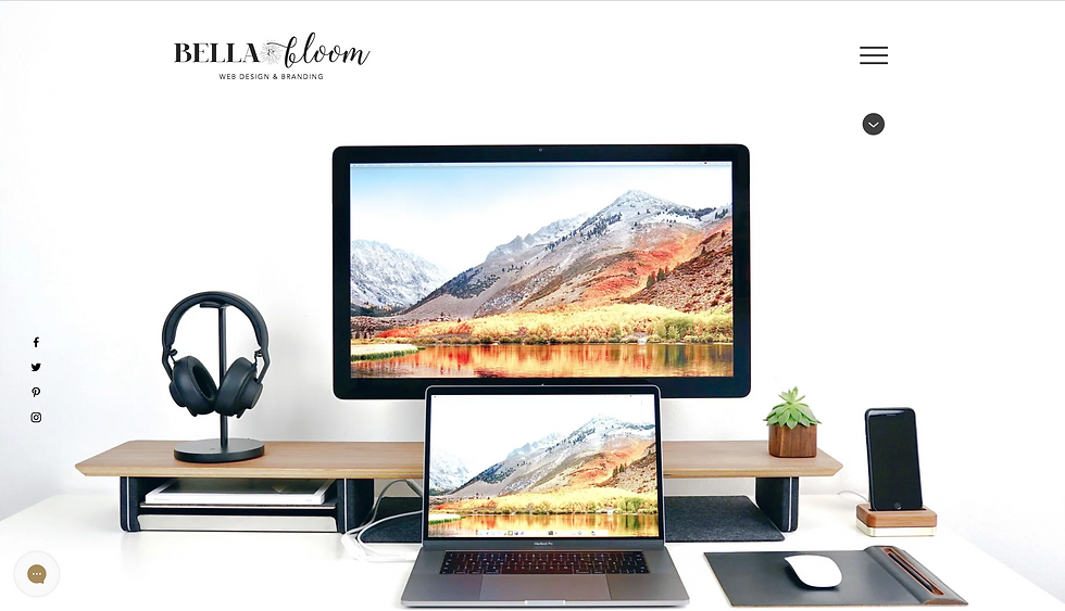 Wix Inspiration | Bella Bloom Web Design