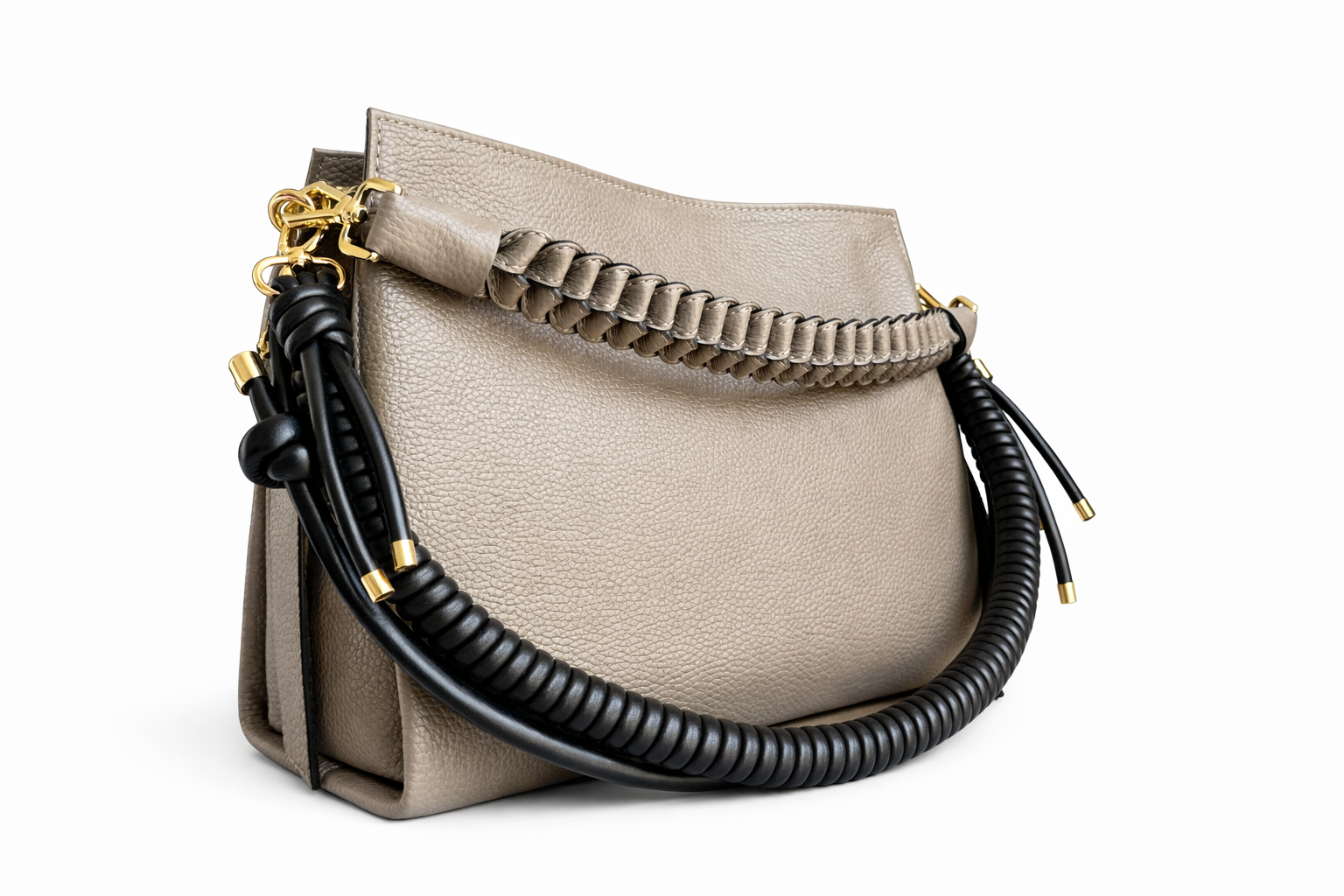 Borsa A Spalla in Pelle martellata (dollaro) 