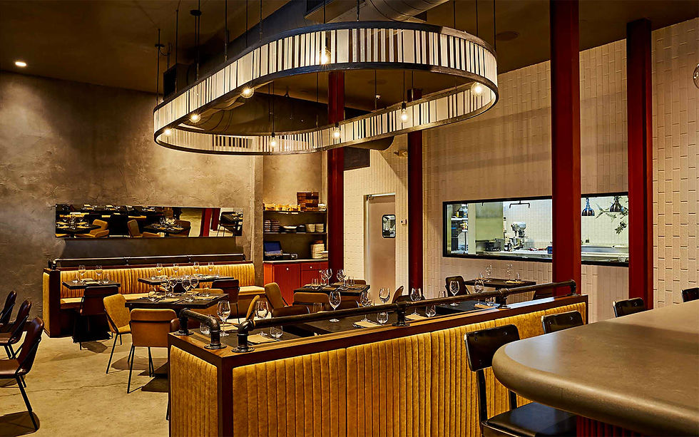 Hard-to-book fine dining restaurant in Miami interior