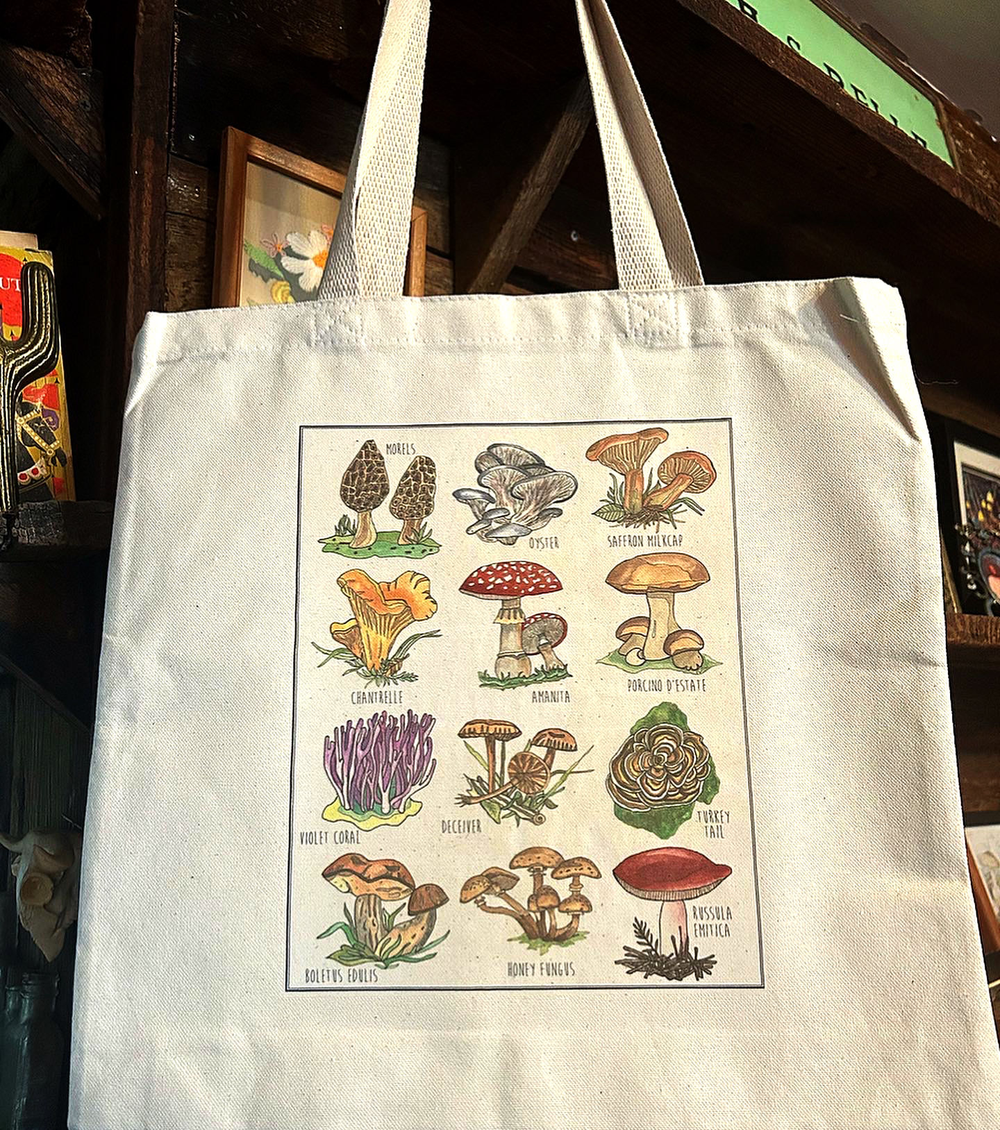 "Mushroom Love" Tote Bag