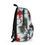 Thumbnail: Trendy Tropical Backpack , Beach, Travel, or School Colorful Backpack,