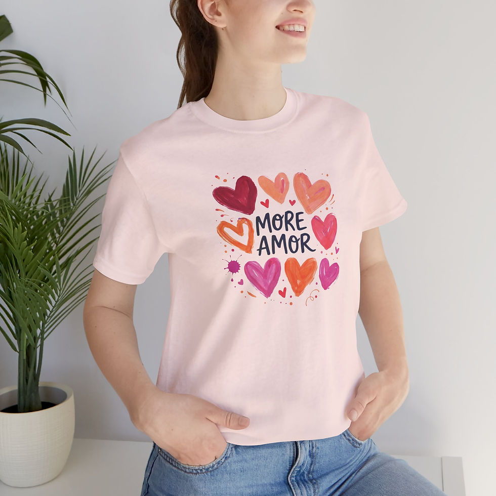 Thumbnail: More Amor Valentine outfit styled with jeans - pink