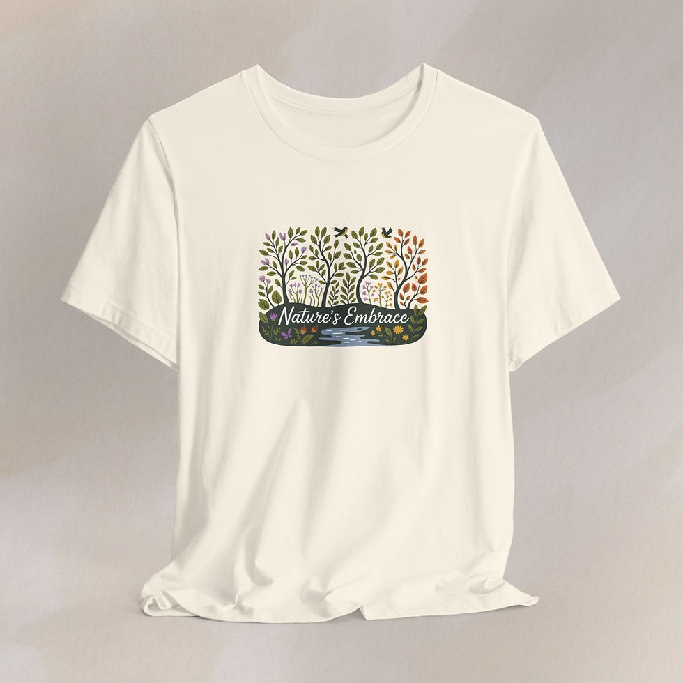 Thumbnail: Nature Inspired Shirt • Cottagecore Botanical Forest Graphic Tee