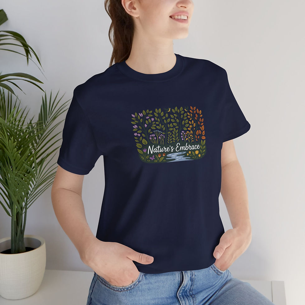 Thumbnail: Nature Inspired Shirt • Cottagecore Botanical Forest Graphic Tee