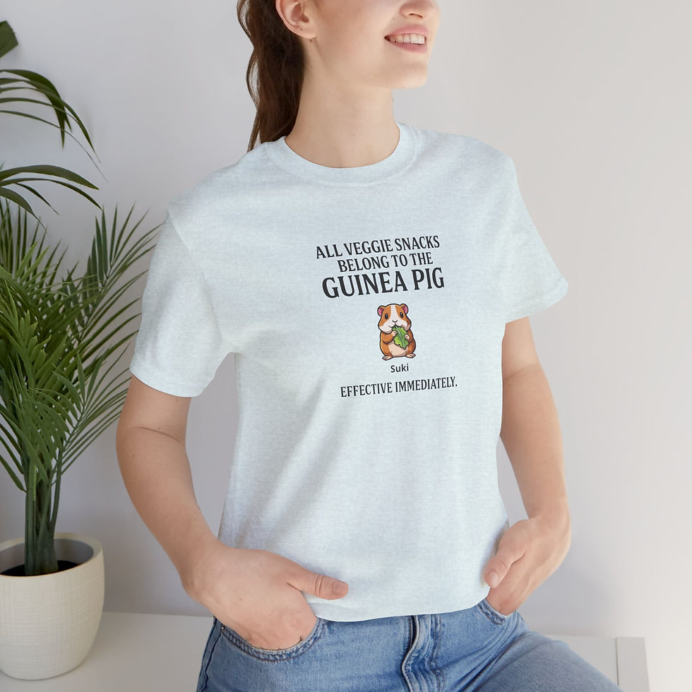 Thumbnail: Funny Guinea Pig Customizable Pet Owner Shirt