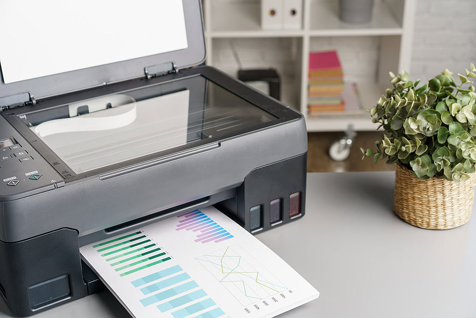 Printer with spreadsheets printing