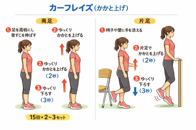 AI 作成/カーフレイズのやり方