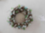 Beach glass wreath