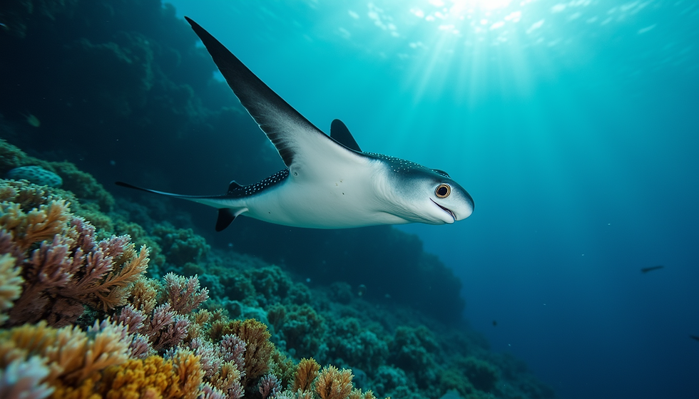 Die faszinierende Welt der Adlerrochen und ihre geheimen Lebensräume entdecken