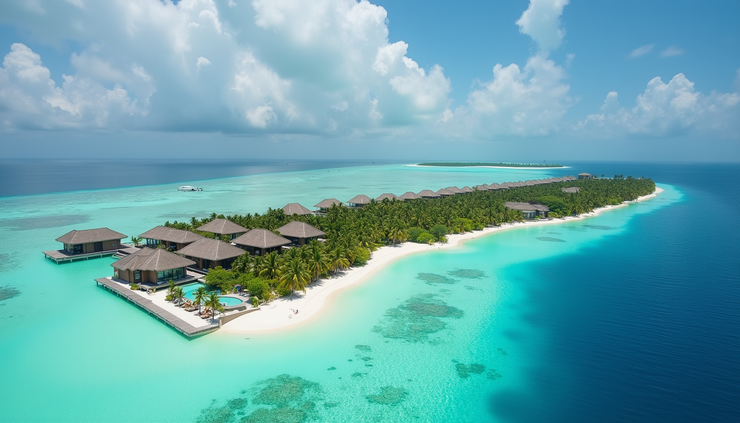 منظر جوي لمنتجع في شمال مالي بالقرب من المطار