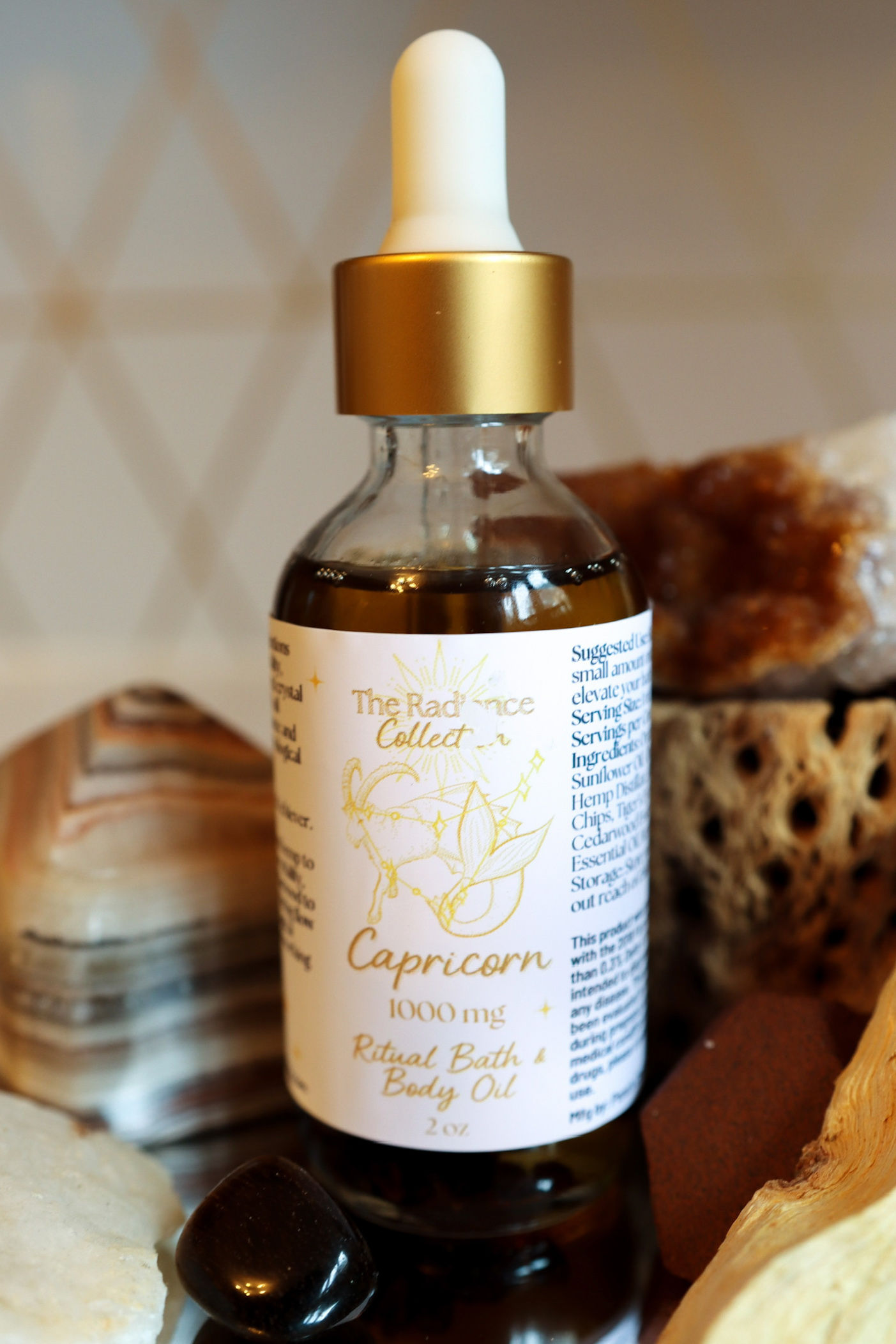 Capricorn Crystal & CBD Body Oil