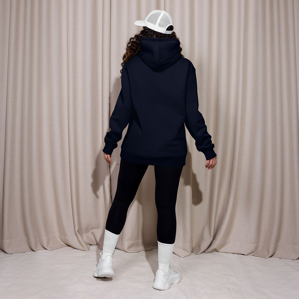 Thumbnail: NoireSTEMinist gray hoodie diva unisex eco hoodie