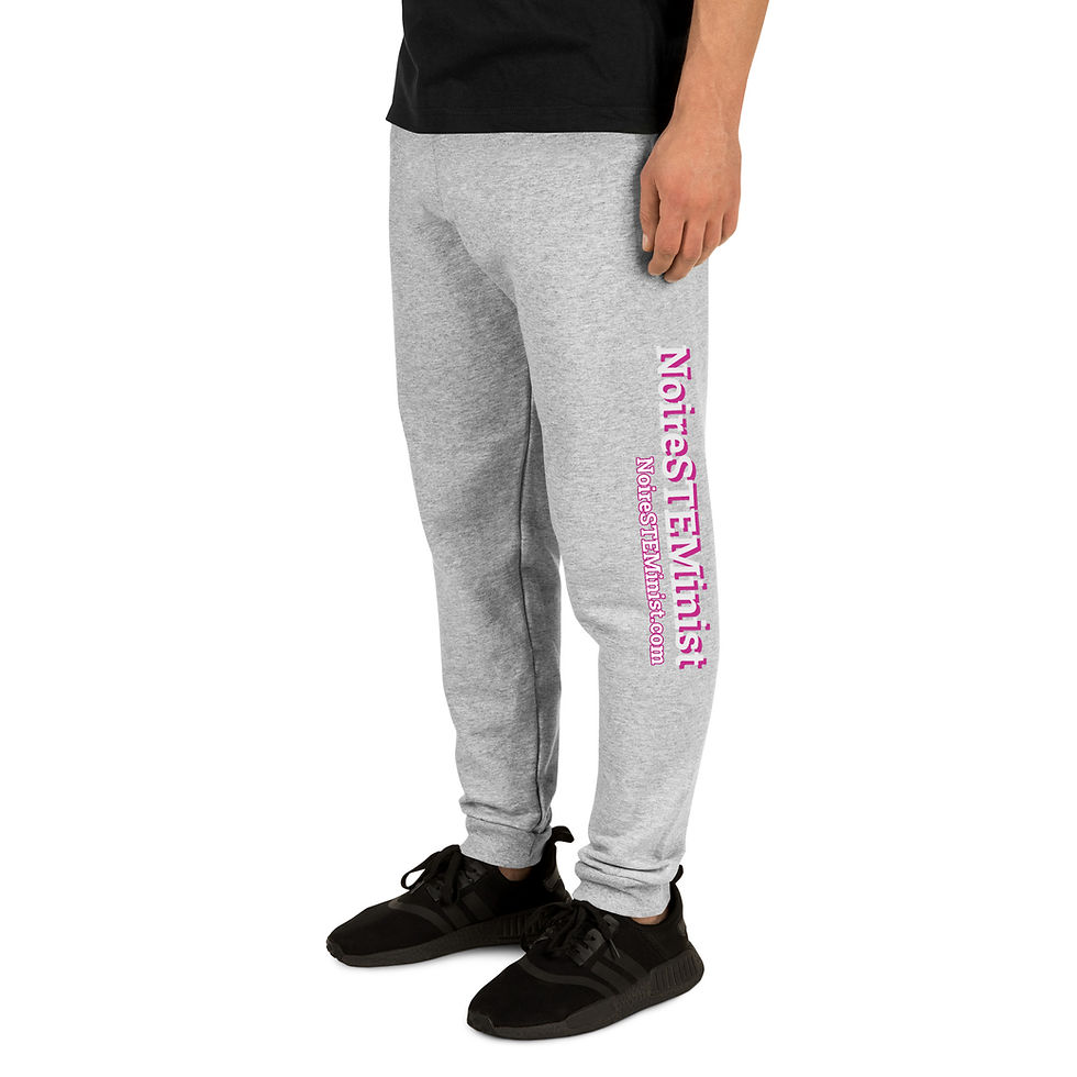 Thumbnail: Unisex Joggers - NoireSTEMinist down leg